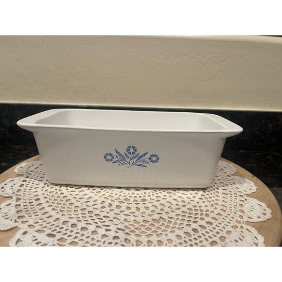 Corning Ware Blue Cornflower Loaf Pan - Picture 2 of 8